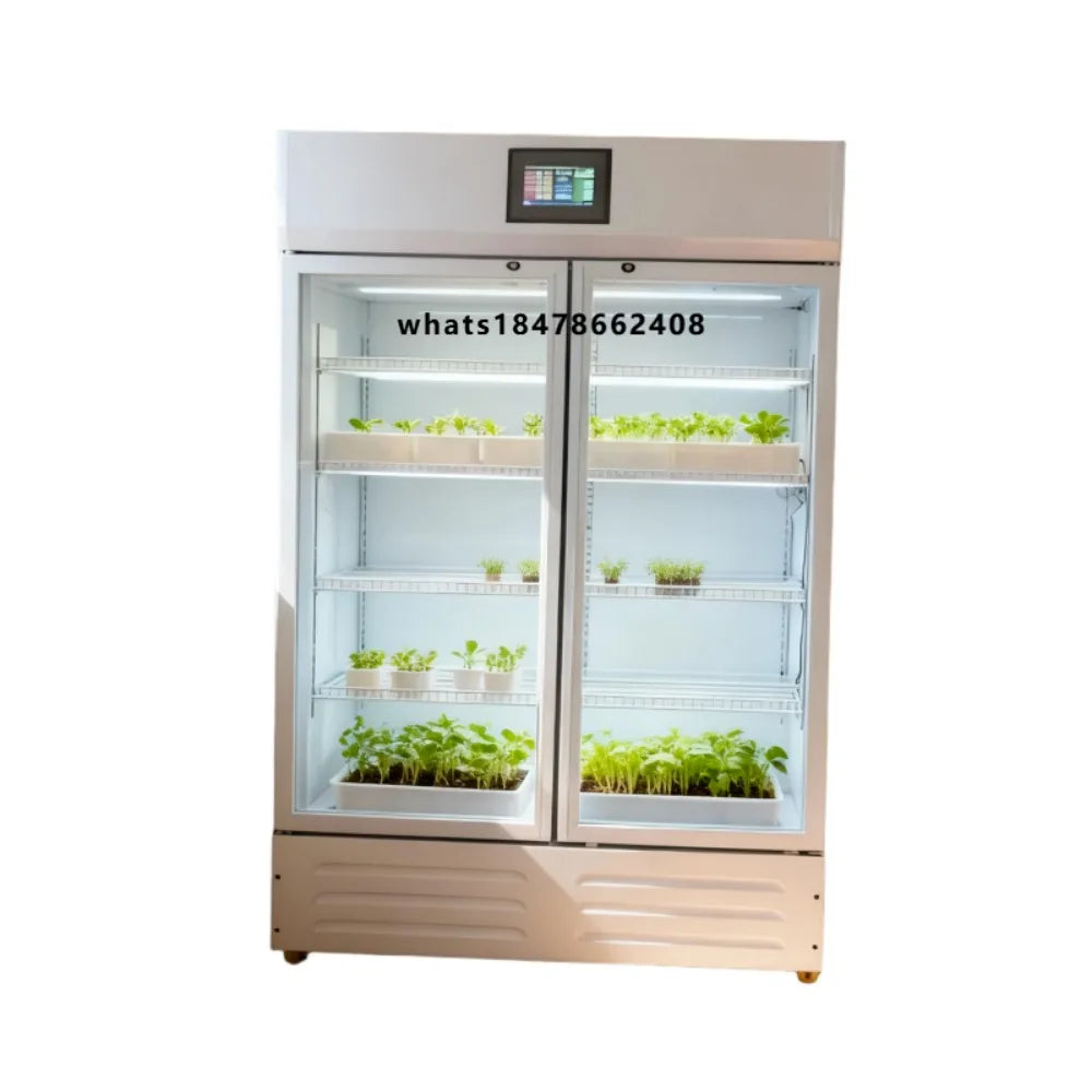 HZ-2 Indoor Hydroponic Multi-Layer Smart Automatic Vertical Farming Planting Cabinet with ABS Cover and Pump | Vegetable Growing