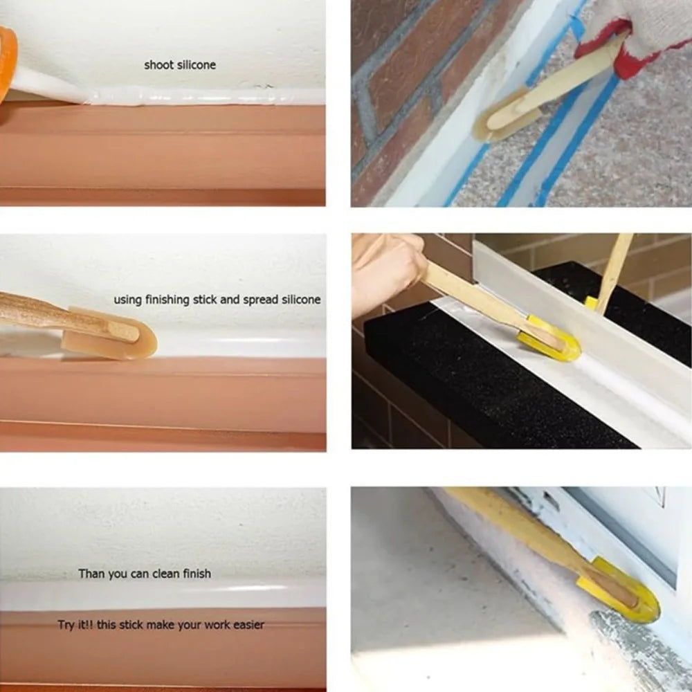 Silicone & Caulking Finishing Tool Set – 4 Pieces
