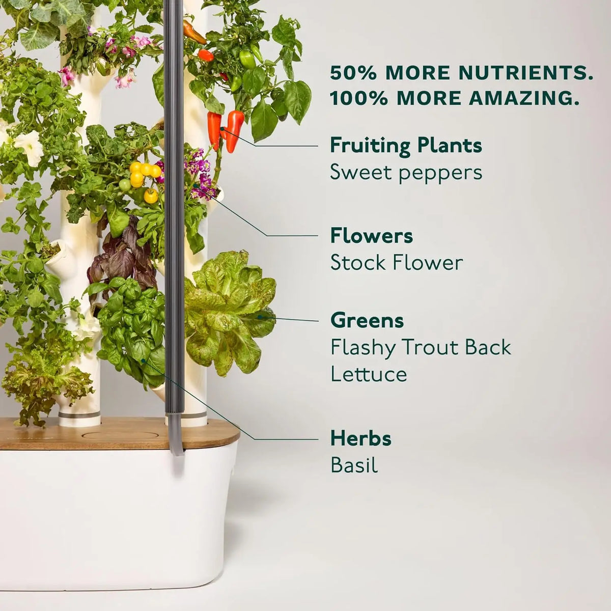 Smart Indoor Gardening System Commercial Vertical Farming 30 Non-GMO Plants Planter LED Grow Agricultural Greenhouses