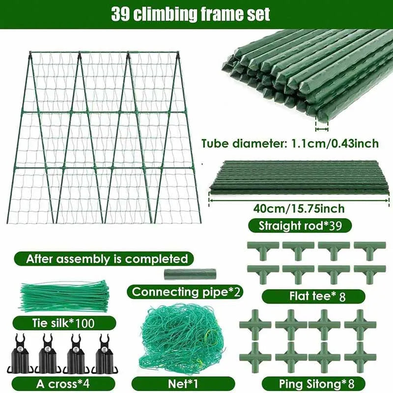 A-Frame Vegetable Trellis & Plant Support Options
