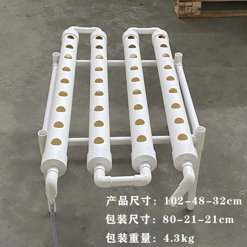 Automatic Flat Tube Hydroponic Vegetable Growing Machine Household Balcony Soilless Cultivation Planting Frame