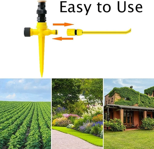 360° Rotation Auto Irrigation System Garden Lawn Sprinkler Patio Save