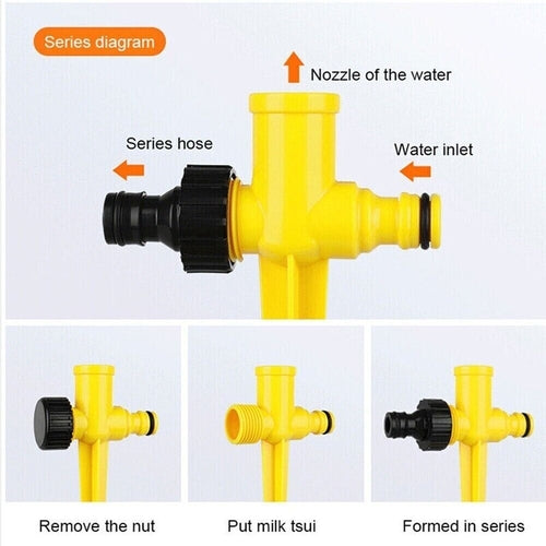 360° Rotation Auto Irrigation System Garden Lawn Sprinkler Patio Save