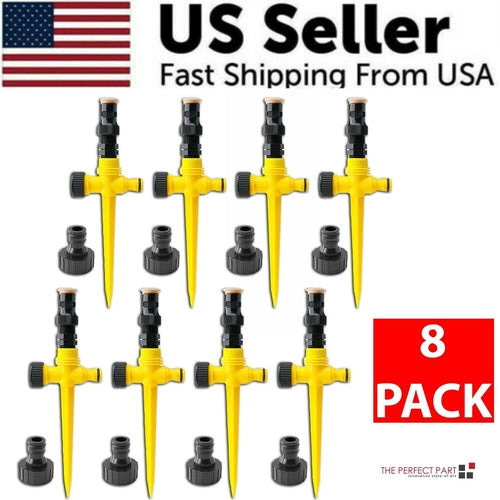 360° Rotation Auto Irrigation System Garden Lawn Sprinkler Patio Save