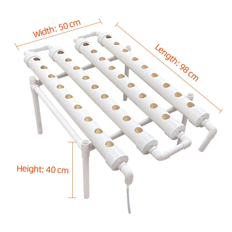 Automatic Flat Tube Hydroponic Vegetable Growing Machine Household Balcony Soilless Cultivation Planting Frame