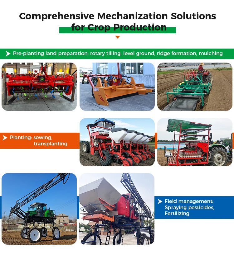High Efficiency Gearbox Vegetable Transplanter Seedling Planter with Adjustable Spacing for Multi-Crop Use