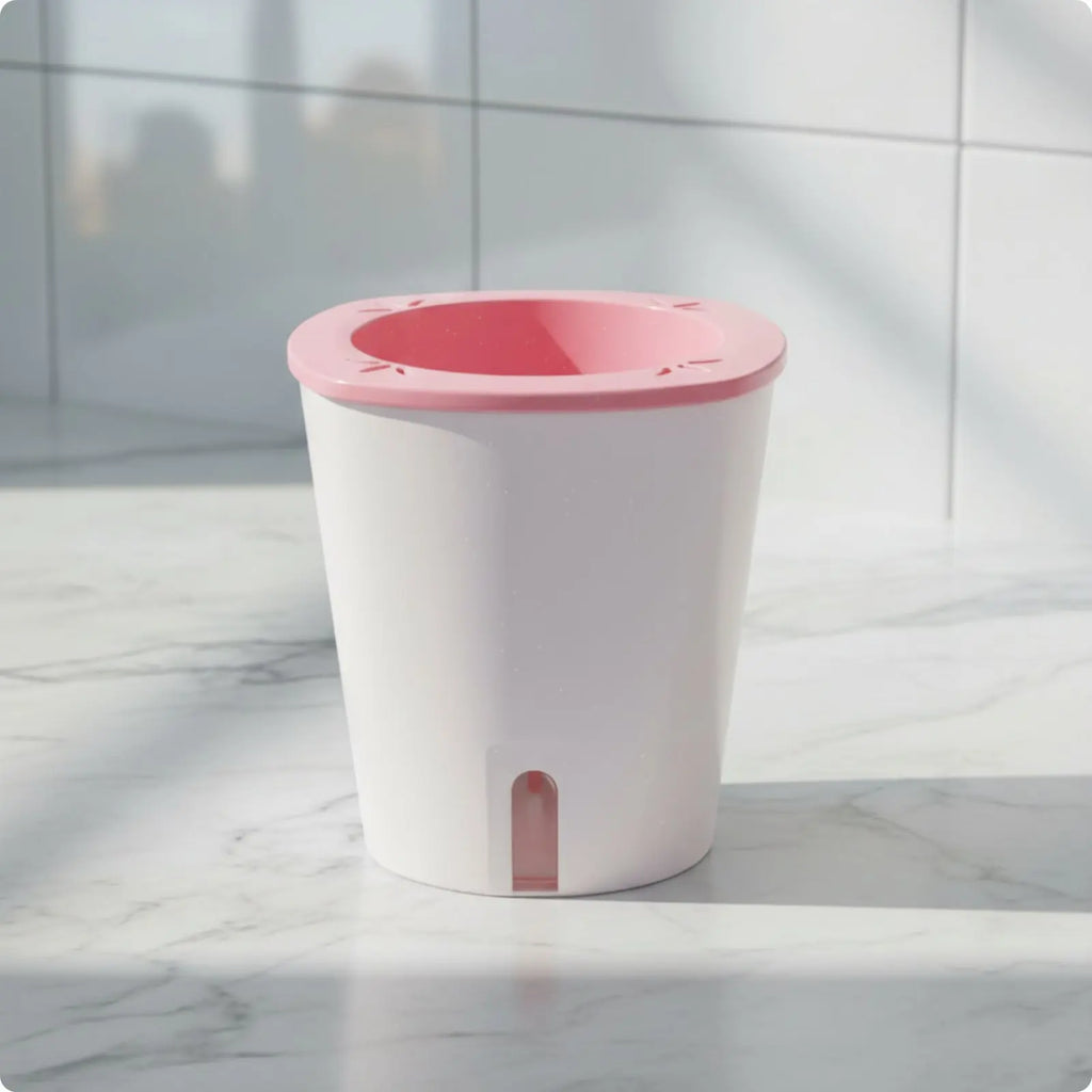 Self-Watering Round Planter
