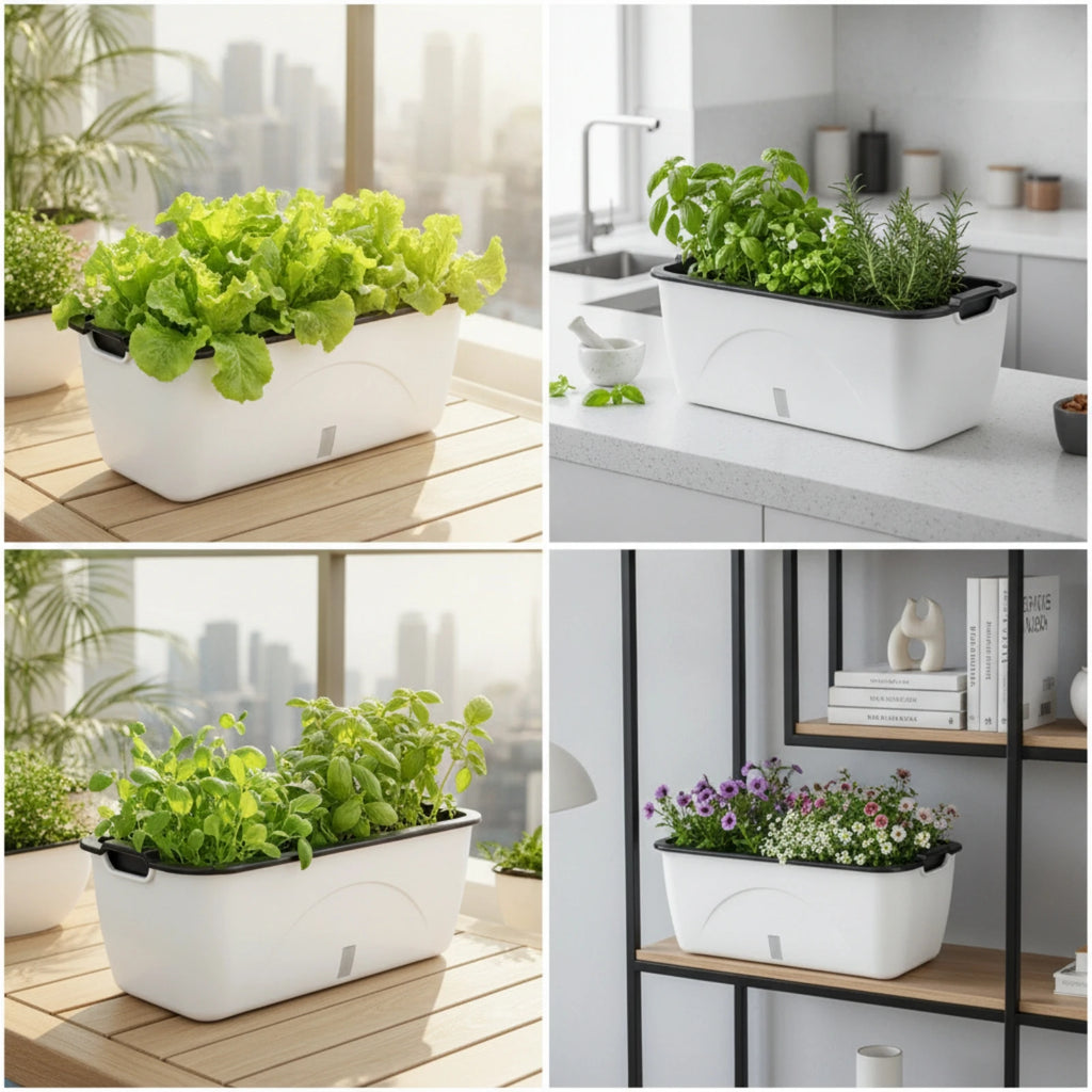 Self-Watering Windowsill Planter
