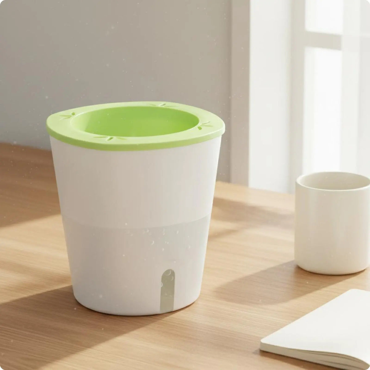 Self-Watering Round Planter