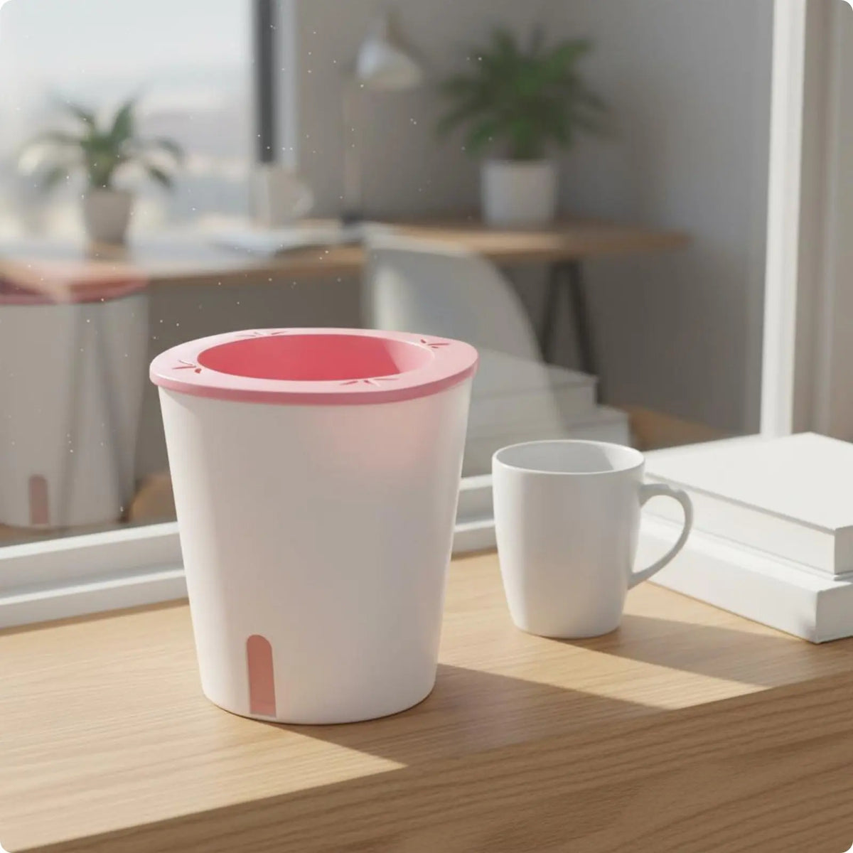 Self-Watering Round Planter