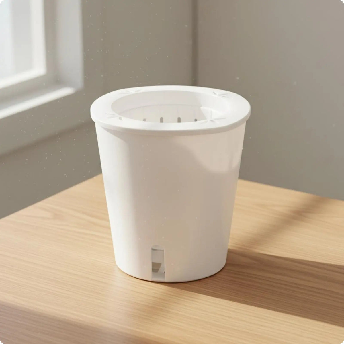 Self-Watering Round Planter