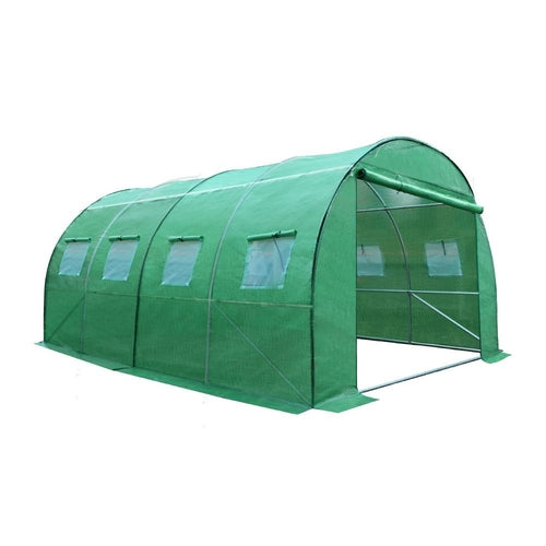 Green Fingers Greenhouse 4x3x2M Walk in Green House Tunnel Plant