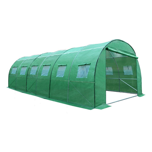 Green Fingers Greenhouse 6x3x2M Walk in Green House Tunnel Plant