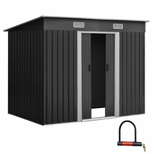 Giantz Garden Shed 2.38x1.31M Sheds Outdoor Storage Tool Metal