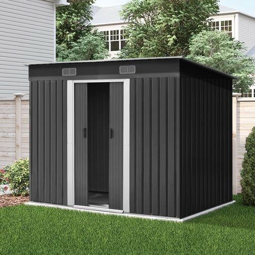 Giantz Garden Shed Outdoor Storage Sheds Tool Workshop 2.38x1.31M with
