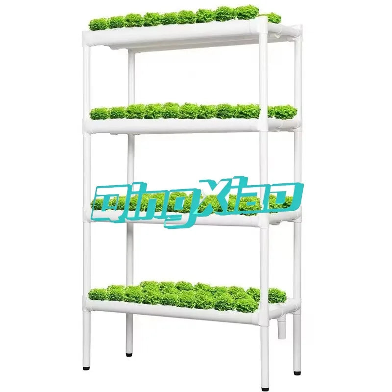 Multi Layer Pipeline Hydroponic Growing Rack Automatic Soilless Cultivation Equipment For Home Balcony Vegetable Planting