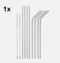 Reusable Stainless Steel Straws & Cleaning Brushes