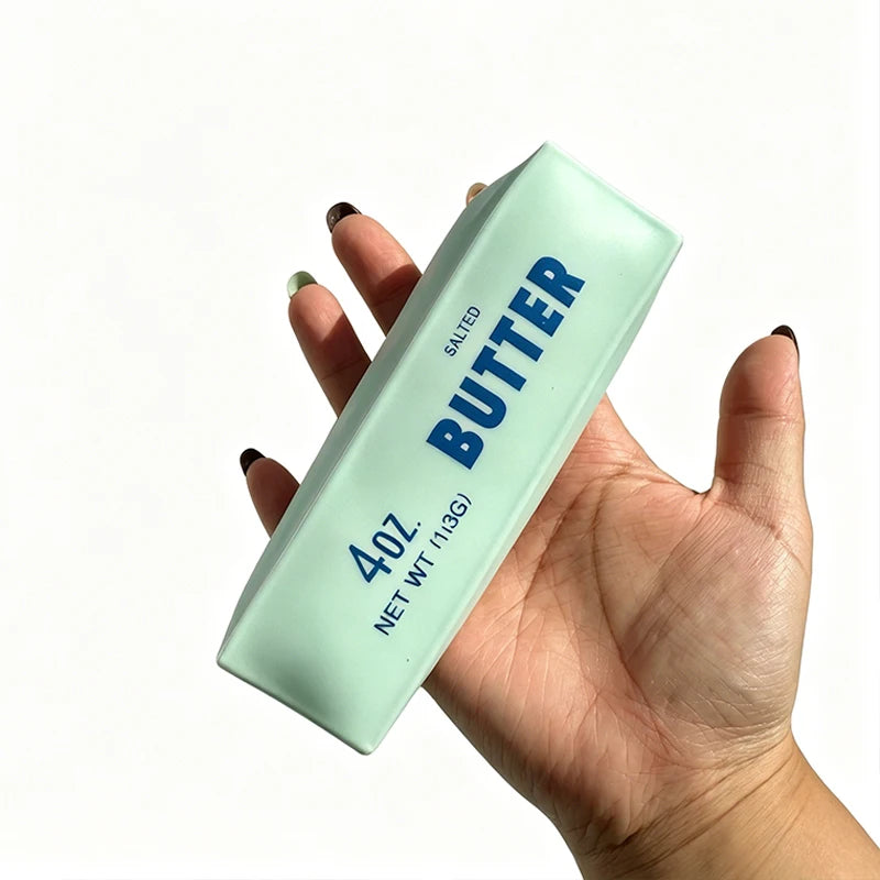 Butter Stick Squishy Fidget Toy, Crunchy Squeeze Stress Ball,Soft Block Anti Anxiety Relief Hand Toy Cute Gift Adults