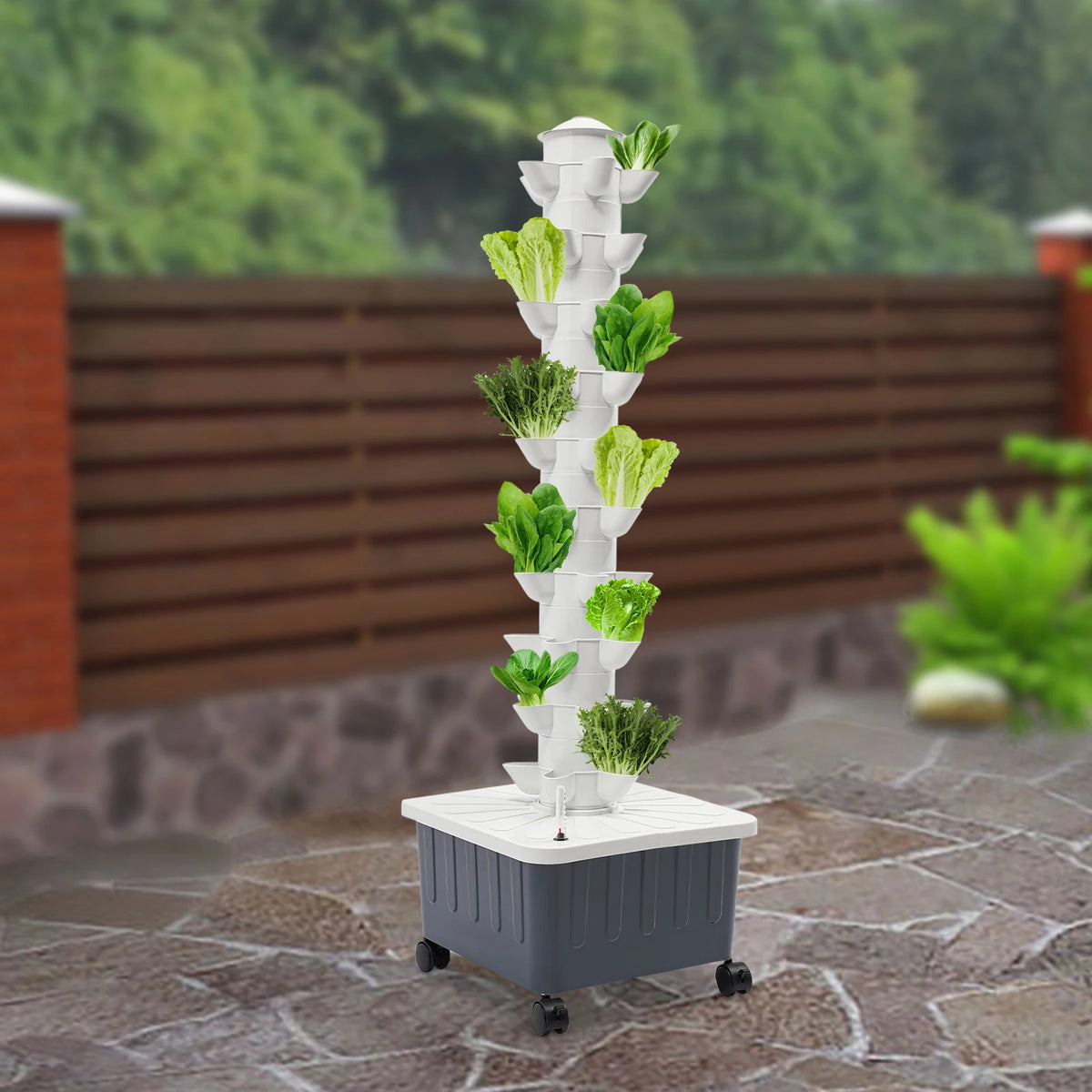 Hydroponics Growing Box Kit, Hydroponic Growing Kit, 50-Plant Vertical Vegetable Plant Tower