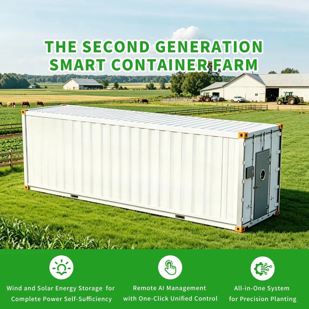 Automatic Smart Large Mushroom/Vegetables Planting System Growing Cabinet Container Farms with 304 Stainless Steel