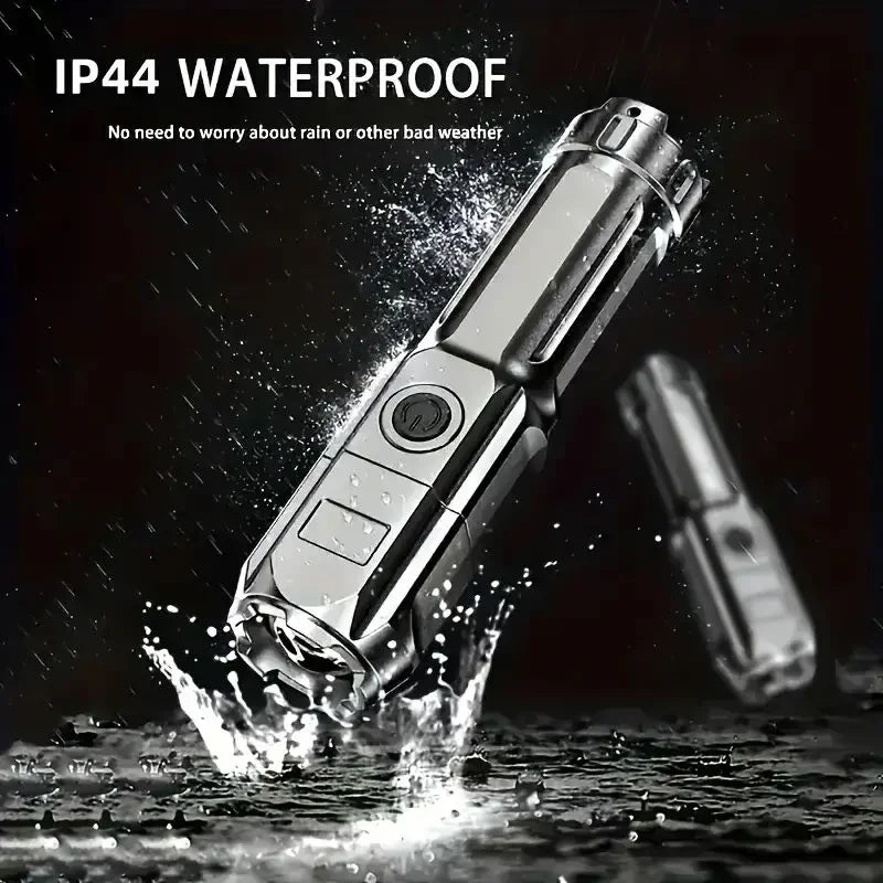 Powerful LED Flashlight Rechargeable USB Waterproof Zoom Fishing Hunting Camping 100,00 Lumen Tactical Flashlight LED Torch