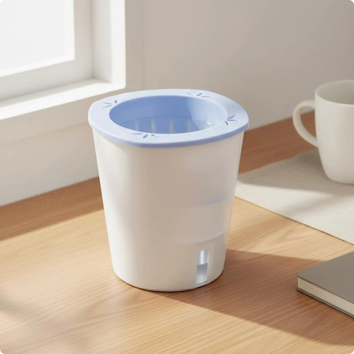 Self-Watering Round Planter