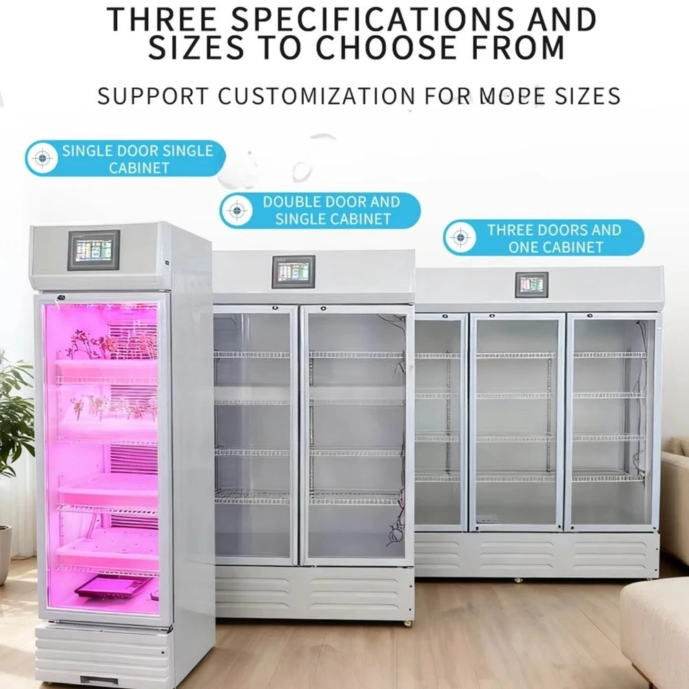 HZ-2 Indoor Hydroponic Multi-Layer Smart Automatic Vertical Farming Planting Cabinet with ABS Cover and Pump | Vegetable Growing