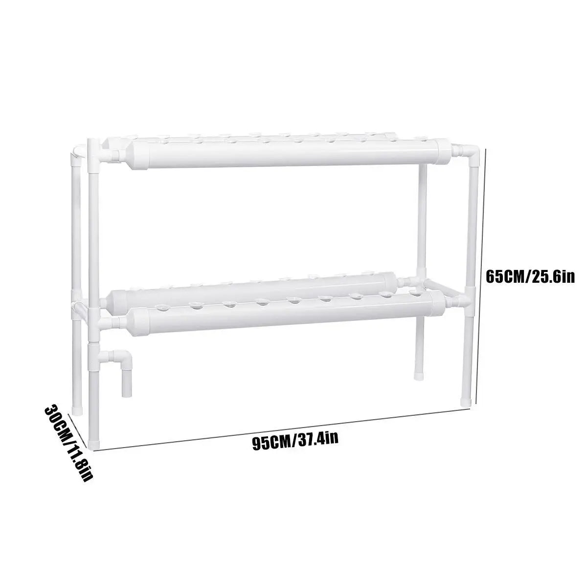 Home Balcony Pipe Hydroponic Growing Rack Automatic Multi Layer Vegetable Soilless Cultivation Planting Machine