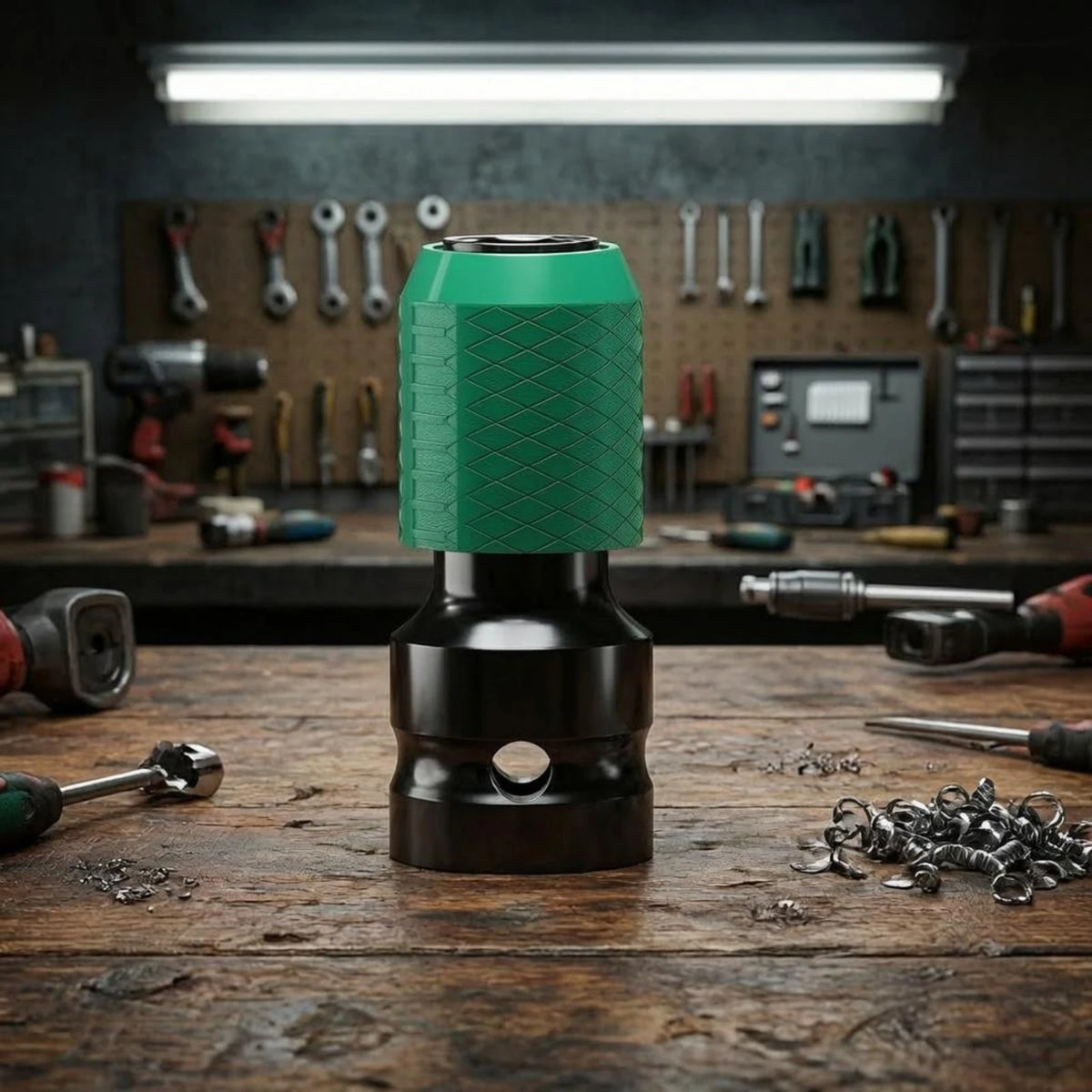 Telescopic Hex-to-Square Socket Adapter