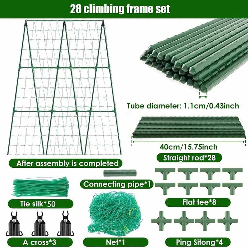 A-Frame Vegetable Trellis & Plant Support Options