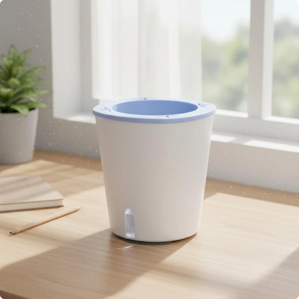 Self-Watering Round Planter