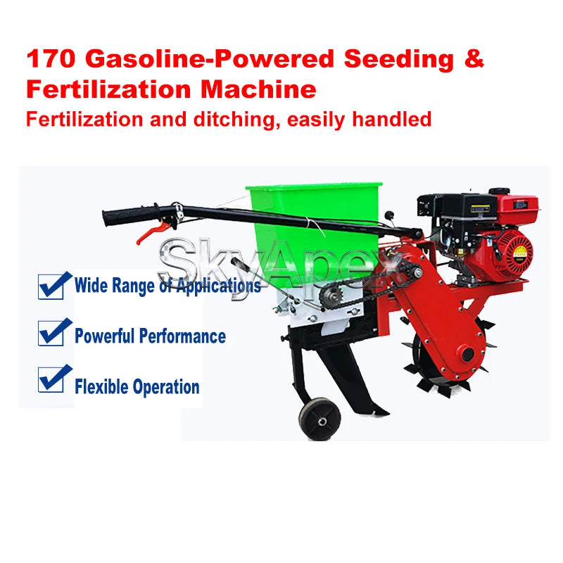 Handheld Corn Soybean Planter Manual Seeding Fertilizer Integrated Machine Farm Garden Crop Planting Tool For Farmland Field Use
