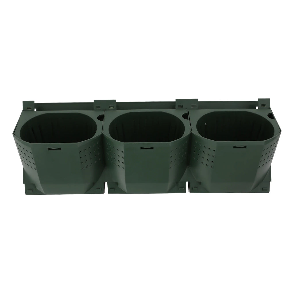 36 Holes Self-Watering Wall Mounted Vertical Planters Automatic Irrigation Plant Wall Set with Water Timer and Rain Sensor Garden Growing System for Kitchen Balcony Terrace Garden