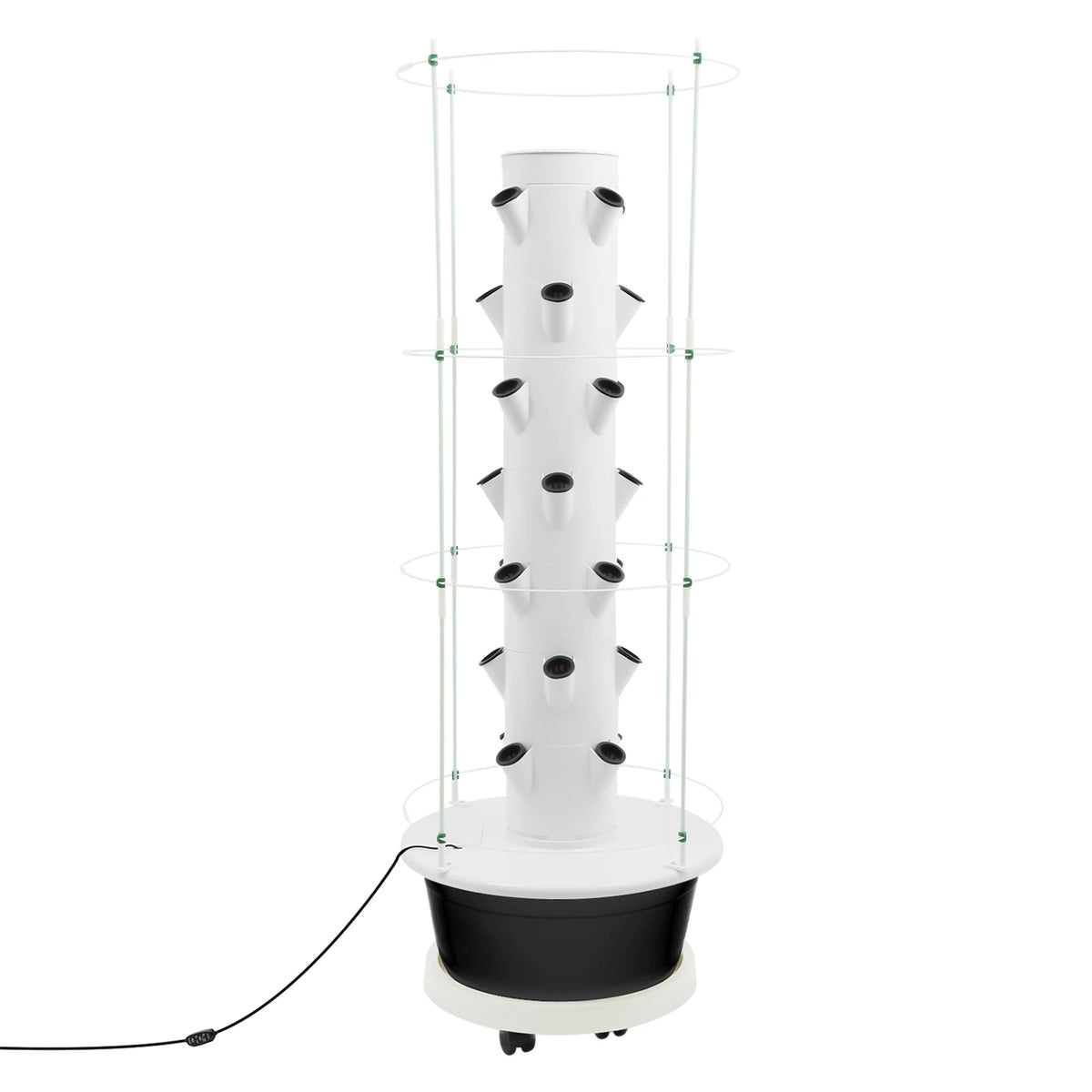 Growing Tower, 28-Plant Hydroponic Indoor Vertical Garden Kit, Hydroponics Growing Tower with Climbing Trellis, 30L Water Tank & Automatic Timer,for Vegetables Herbs