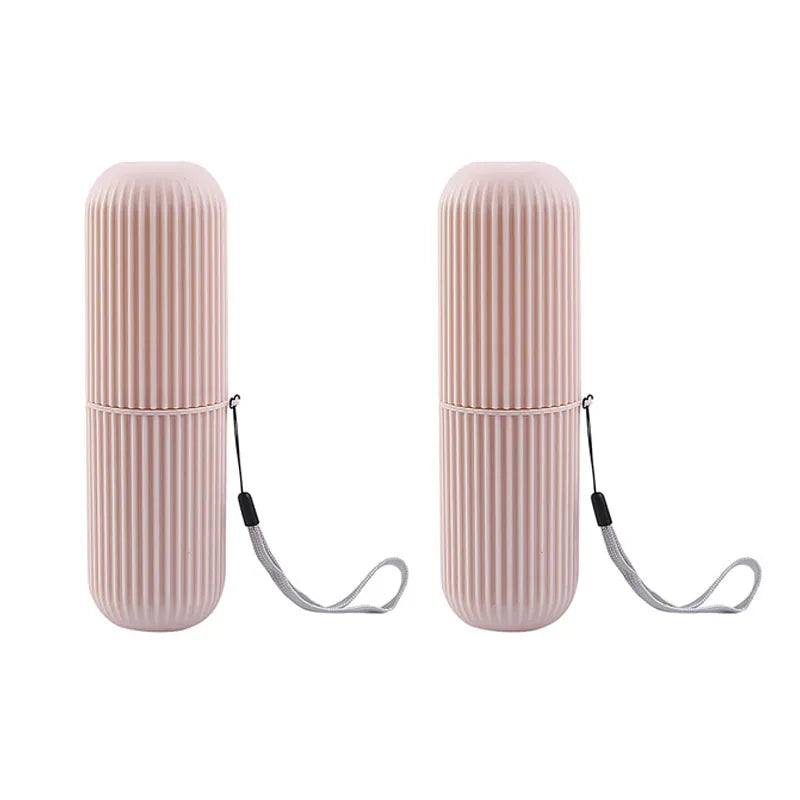 Portable Toothpaste Toothbrush Protect Holder Case Travel Camping Storage Box Organizer Travel Toiletries Storage Cup New Creat