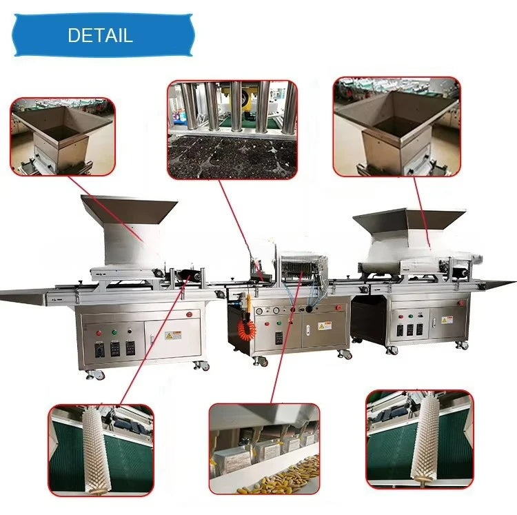 Greenhouse Vegetable Nursery Machinery Full Automatic Tray Seedling Machine Vegetable Seed Plant Machine