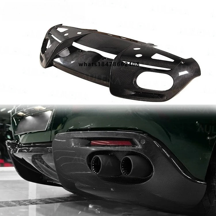 Aulena Dry Carbon OEM Rear Front Splitter Spoiler Sides Skirts Bumper Lip Front Lip Body Kit Rear Diffuser for Roma