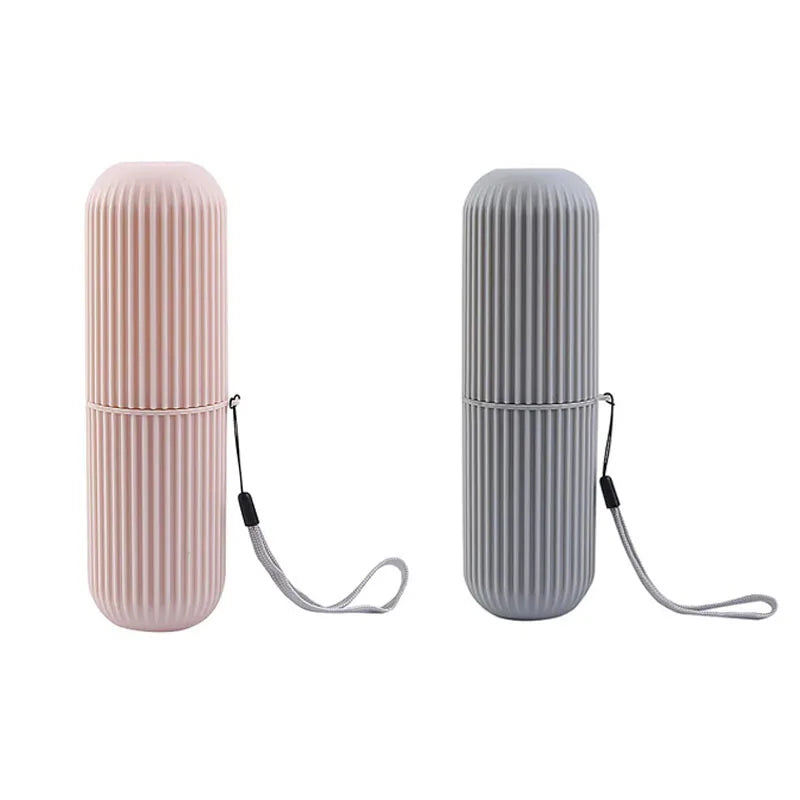 Portable Toothpaste Toothbrush Protect Holder Case Travel Camping Storage Box Organizer Travel Toiletries Storage Cup New Creat