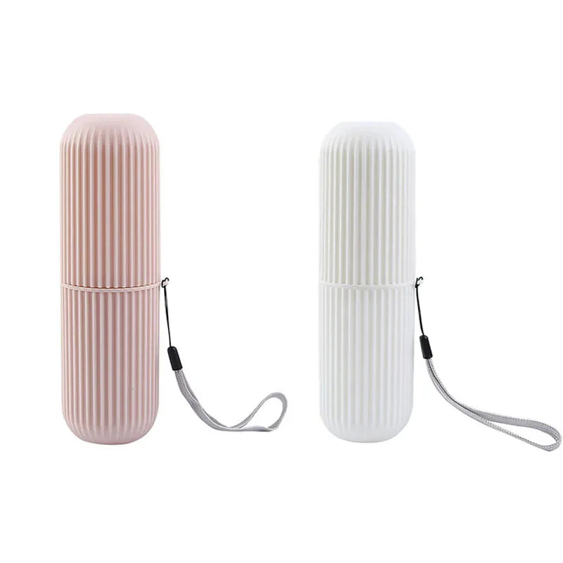 Portable Toothpaste Toothbrush Protect Holder Case Travel Camping Storage Box Organizer Travel Toiletries Storage Cup New Creat