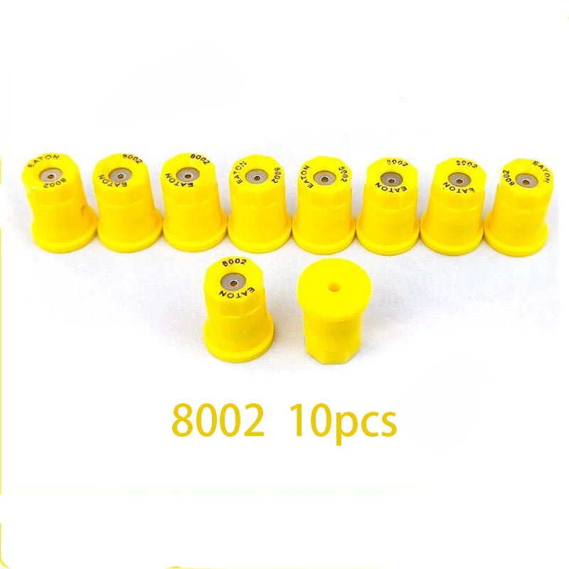 10 Pcs Agricultural Sprayer Hollow Cone Nozzle 80 Degree Round Windproof Atomizing Tip High Pressure Spray Nozzle