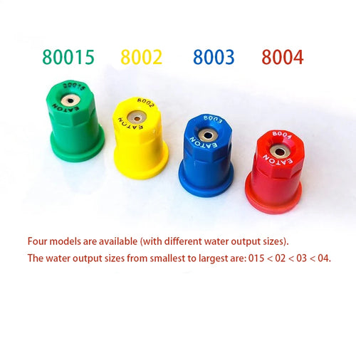 10 Pcs Agricultural Sprayer Hollow Cone Nozzle 80 Degree Round Windproof Atomizing Tip High Pressure Spray Nozzle