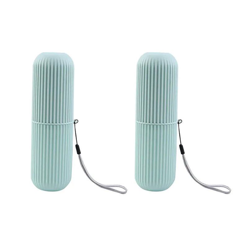 Portable Toothpaste Toothbrush Protect Holder Case Travel Camping Storage Box Organizer Travel Toiletries Storage Cup New Creat