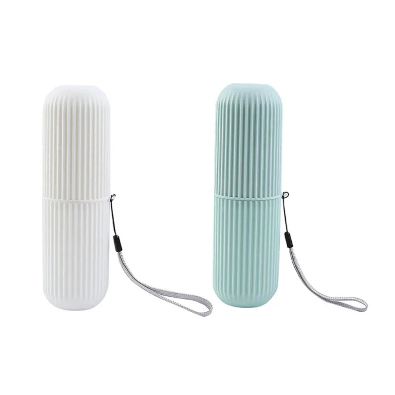 Portable Toothpaste Toothbrush Protect Holder Case Travel Camping Storage Box Organizer Travel Toiletries Storage Cup New Creat