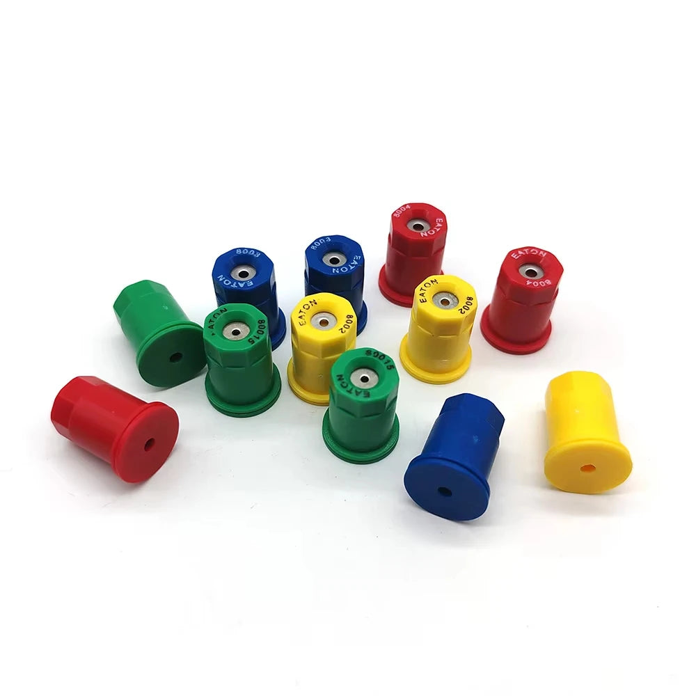 10 Pcs Agricultural Sprayer Hollow Cone Nozzle 80 Degree Round Windproof Atomizing Tip High Pressure Spray Nozzle