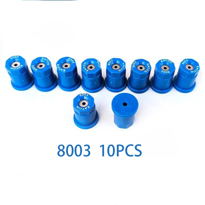 10 Pcs Agricultural Sprayer Hollow Cone Nozzle 80 Degree Round Windproof Atomizing Tip High Pressure Spray Nozzle