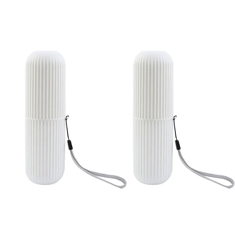 Portable Toothpaste Toothbrush Protect Holder Case Travel Camping Storage Box Organizer Travel Toiletries Storage Cup New Creat