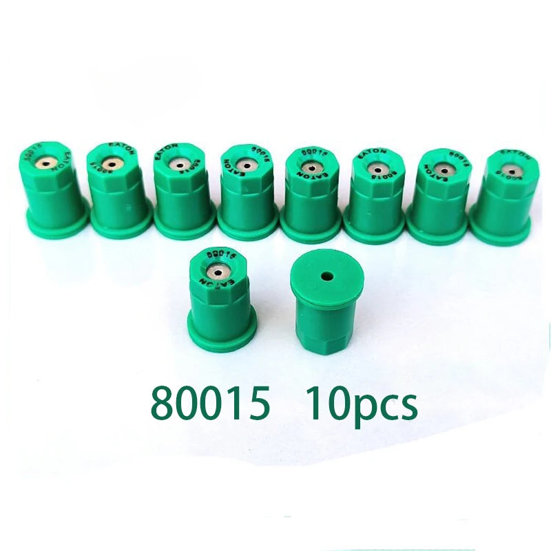 10 Pcs Agricultural Sprayer Hollow Cone Nozzle 80 Degree Round Windproof Atomizing Tip High Pressure Spray Nozzle