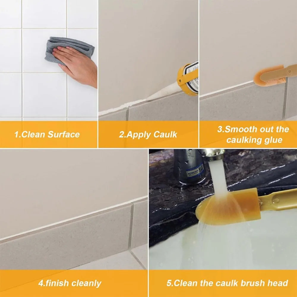 Silicone & Caulking Finishing Tool Set – 4 Pieces