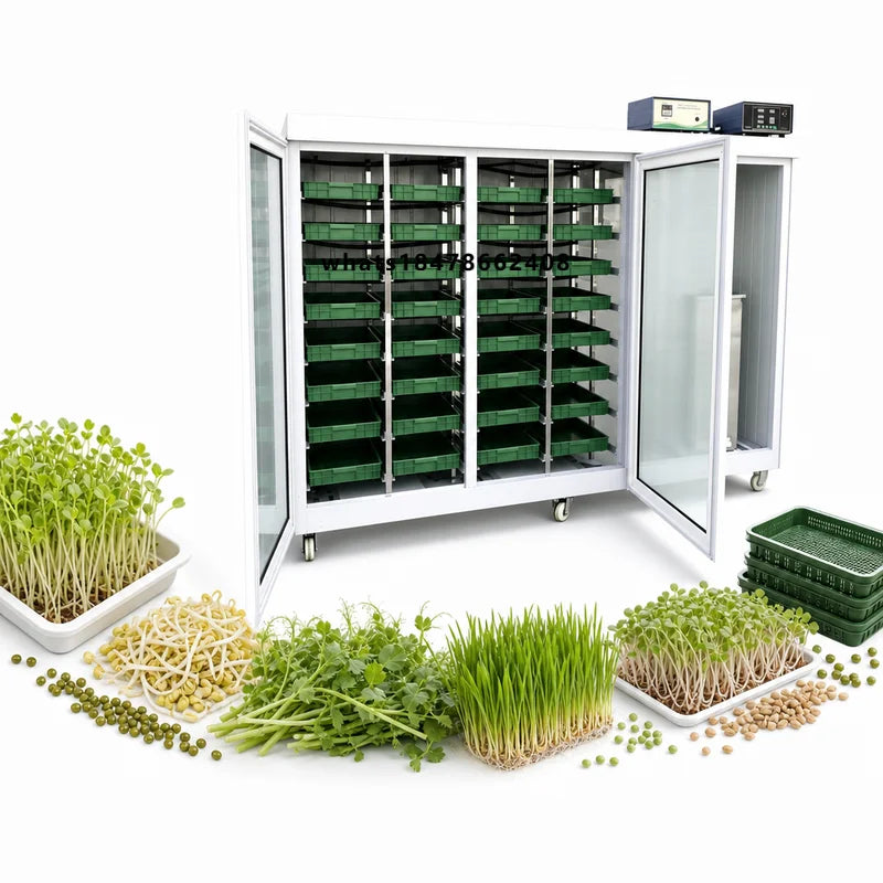 Commercial Bean Sprout Machine 40 Tray Intelligent Germination Cabinet Sprout Growing Machine for Microgreen Farm Restaurant