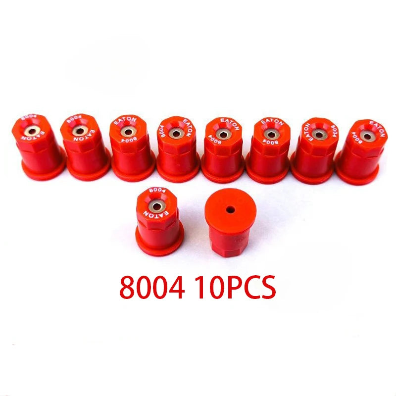 10 Pcs Agricultural Sprayer Hollow Cone Nozzle 80 Degree Round Windproof Atomizing Tip High Pressure Spray Nozzle